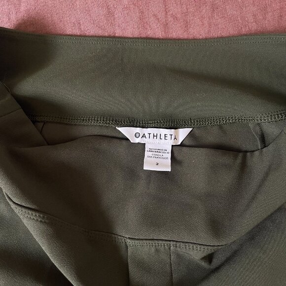 Athleta Endless High Rise Pant in Aspen Olive – Size 2 - Picture 6 of 8